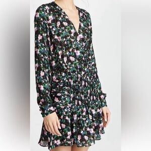 Veronica Beard Naomi Floral silk mini size 4